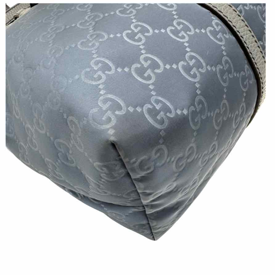 GUCCI Nylon Tote Blue (Pre-Owned)