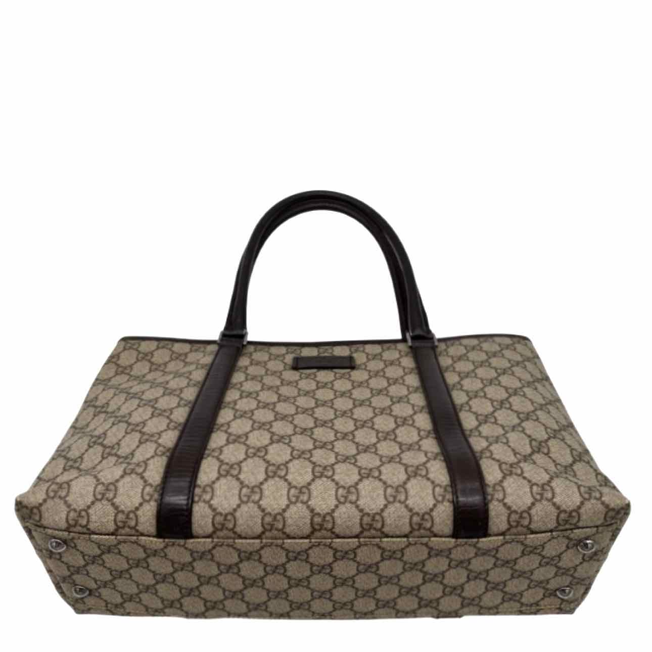 GUCCI Plus Monogram Small Joy Tote Brown