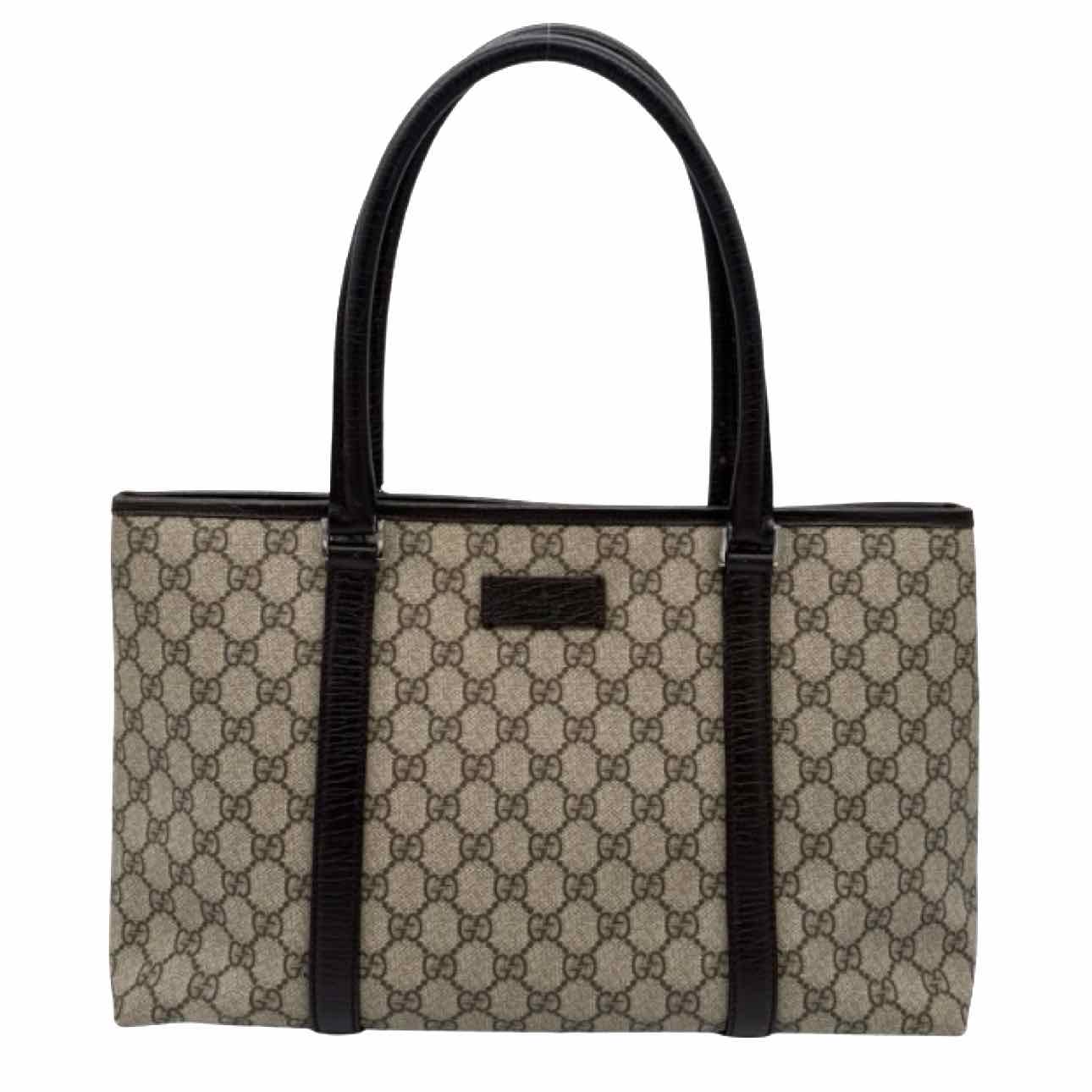 GUCCI Plus Monogram Small Joy Tote Brown