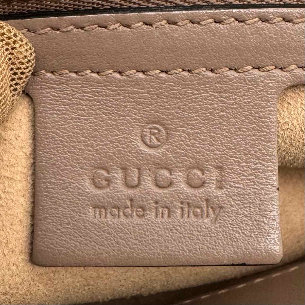 GUCCI Quilted Marmont Small Top Handle Bag Dusty Pink