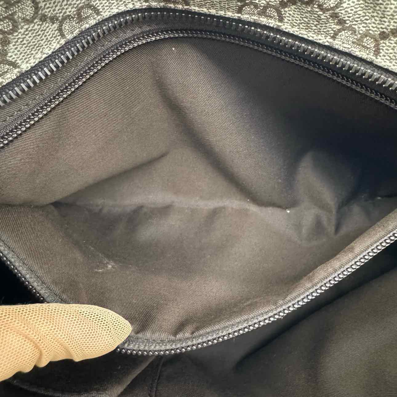 GUCCI Supreme Canvas Small Joy Tote  Brown