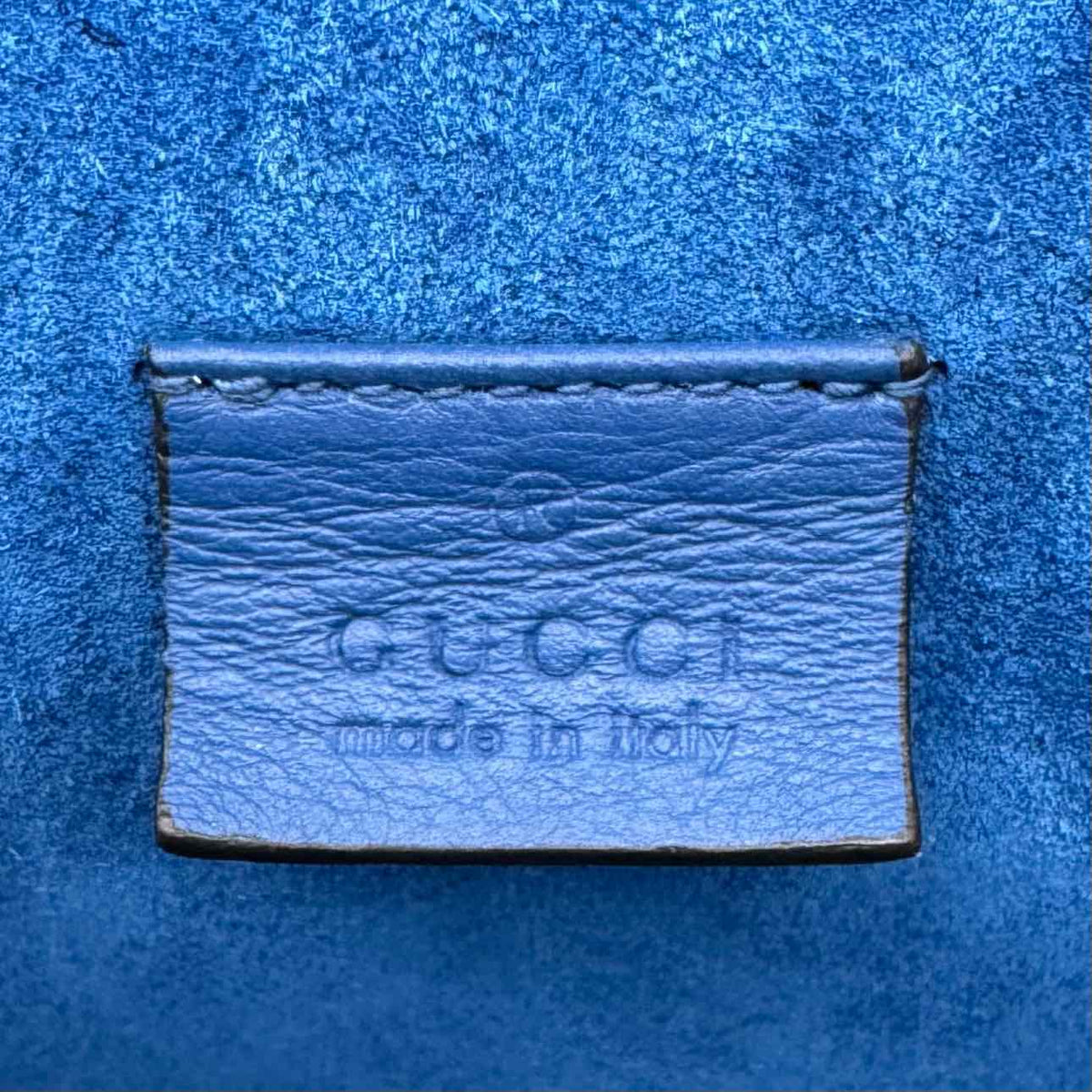 GUCCI Supreme Monogram Blooms Medium Dionysus Shoulder Bag Blue