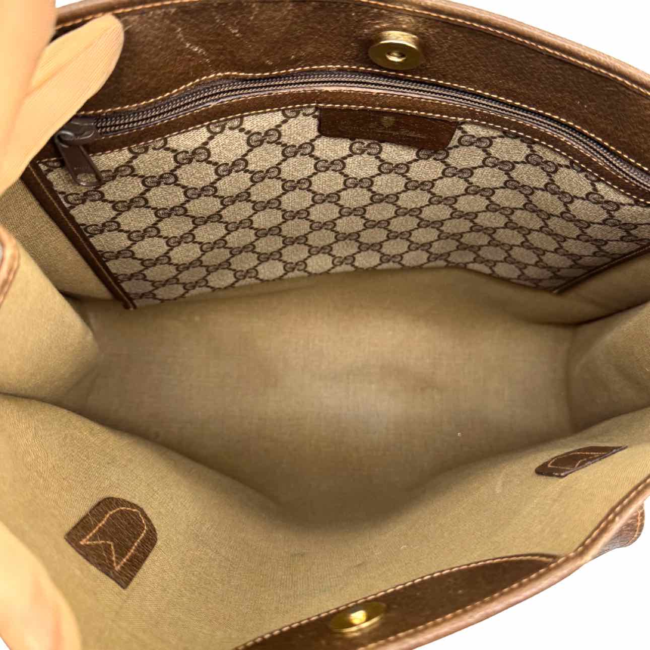 GUCCI Supreme Monogram Coated Canvas Tote