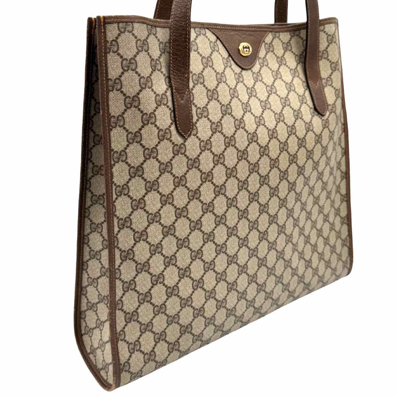 GUCCI Supreme Monogram Coated Canvas Tote