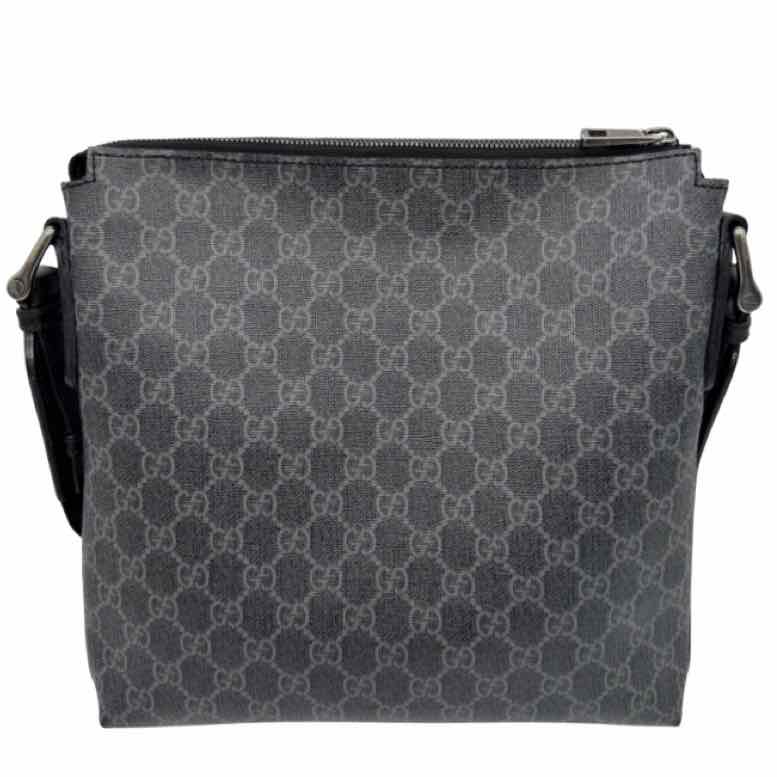 GUCCI Supreme Monogram Crossbody Messenger Back Grey
