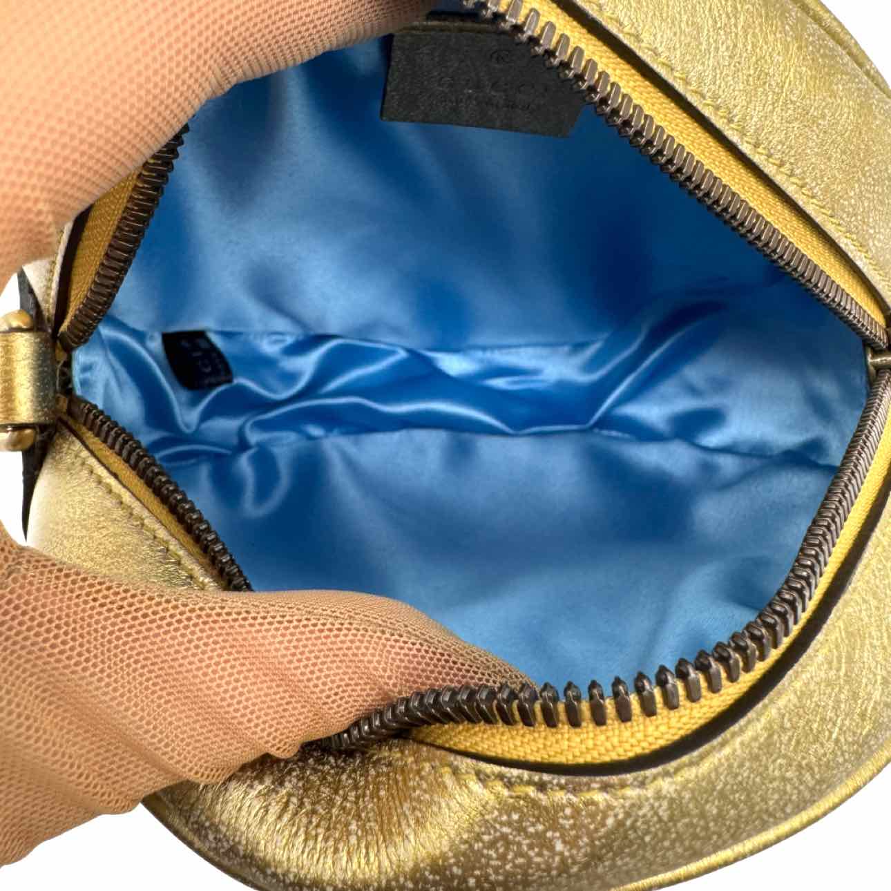 Gucci GG Marmont Mini Round Crossbody Bag