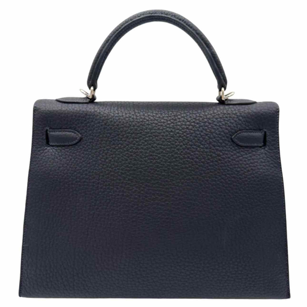 HERMES Fjord Calfskin Kelly 32 Navy Noir