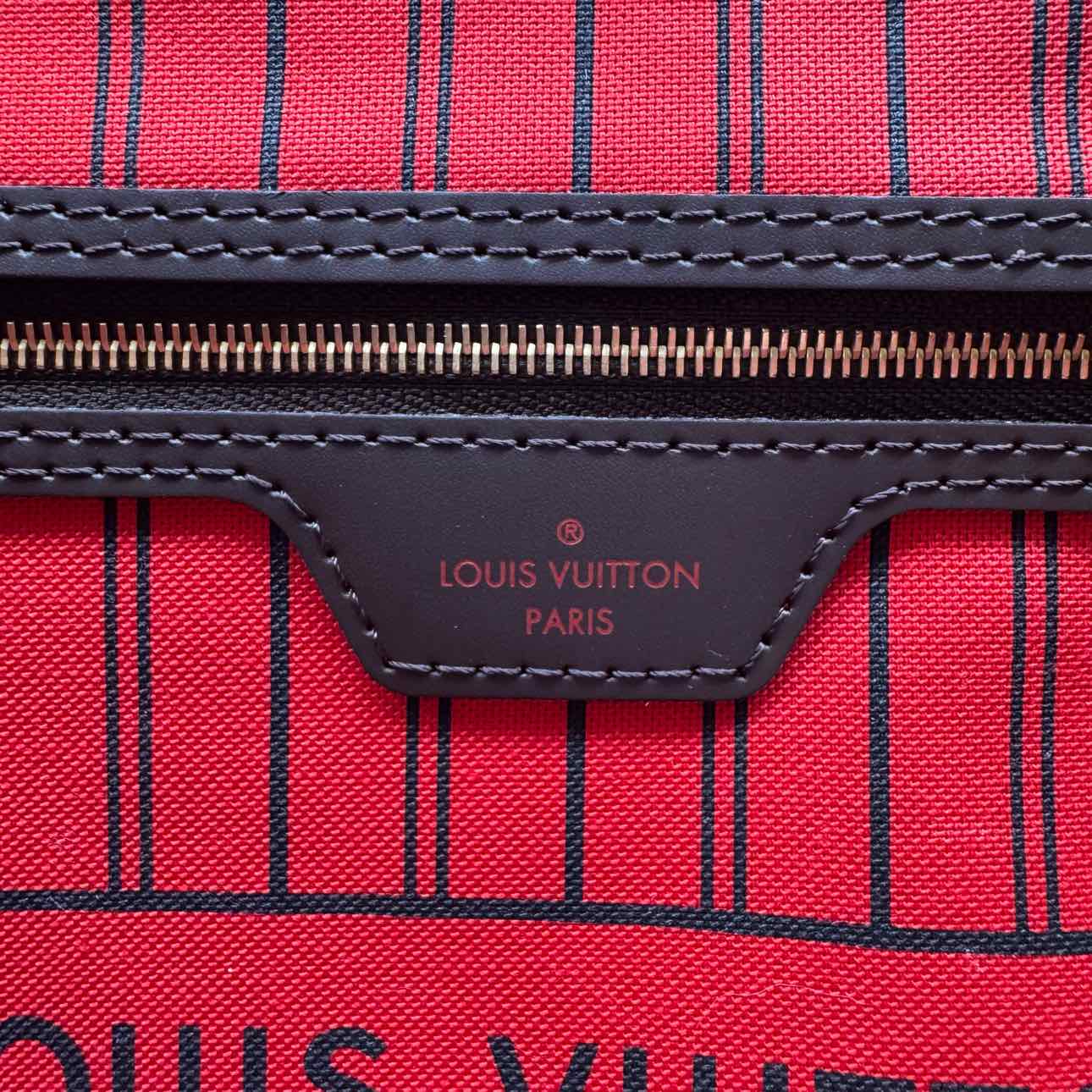 LOUIS VUITTON Canvas Damier Ebene Neverfull GM