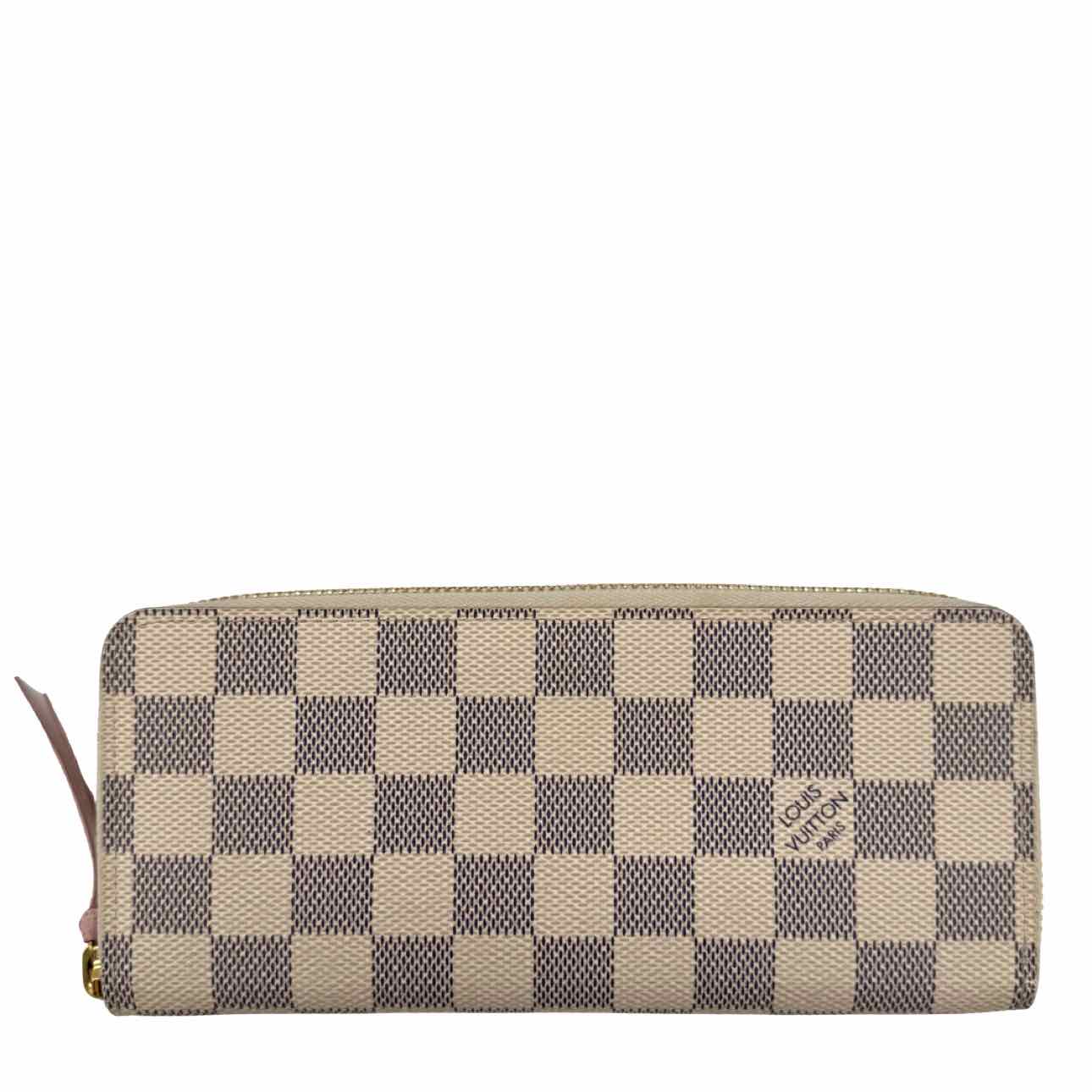 LOUIS VUITTON Damier Azur Clemence Wallet
