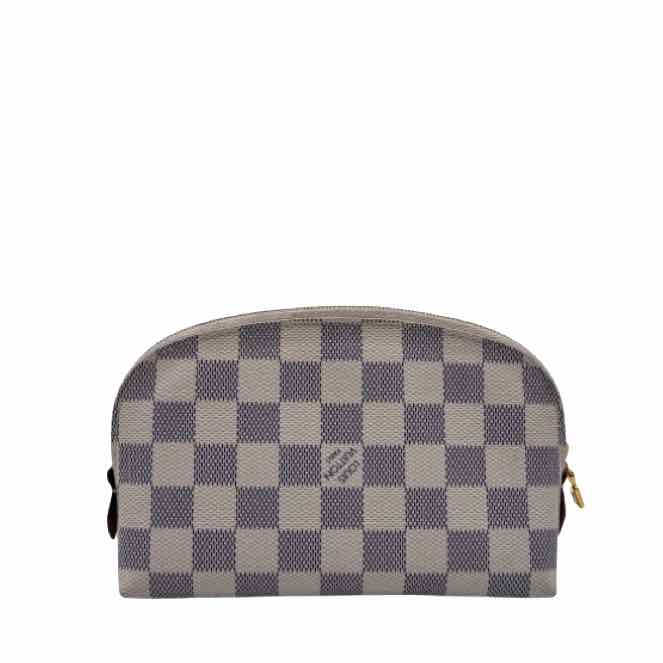 LOUIS VUITTON Damier Azur Cosmetic Pouch (Pre-Owned)