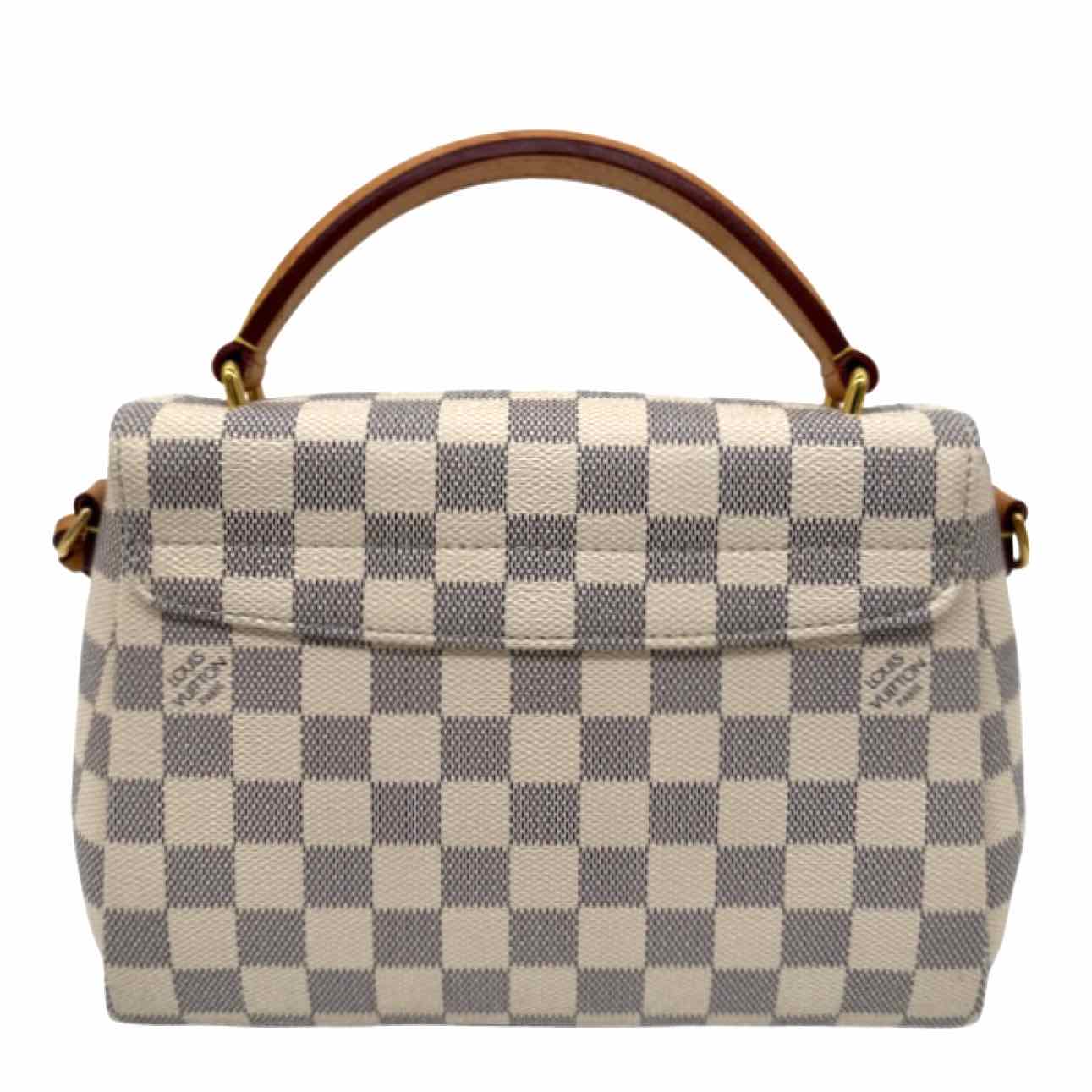 LOUIS VUITTON Damier Azur Croisette White Crossbody