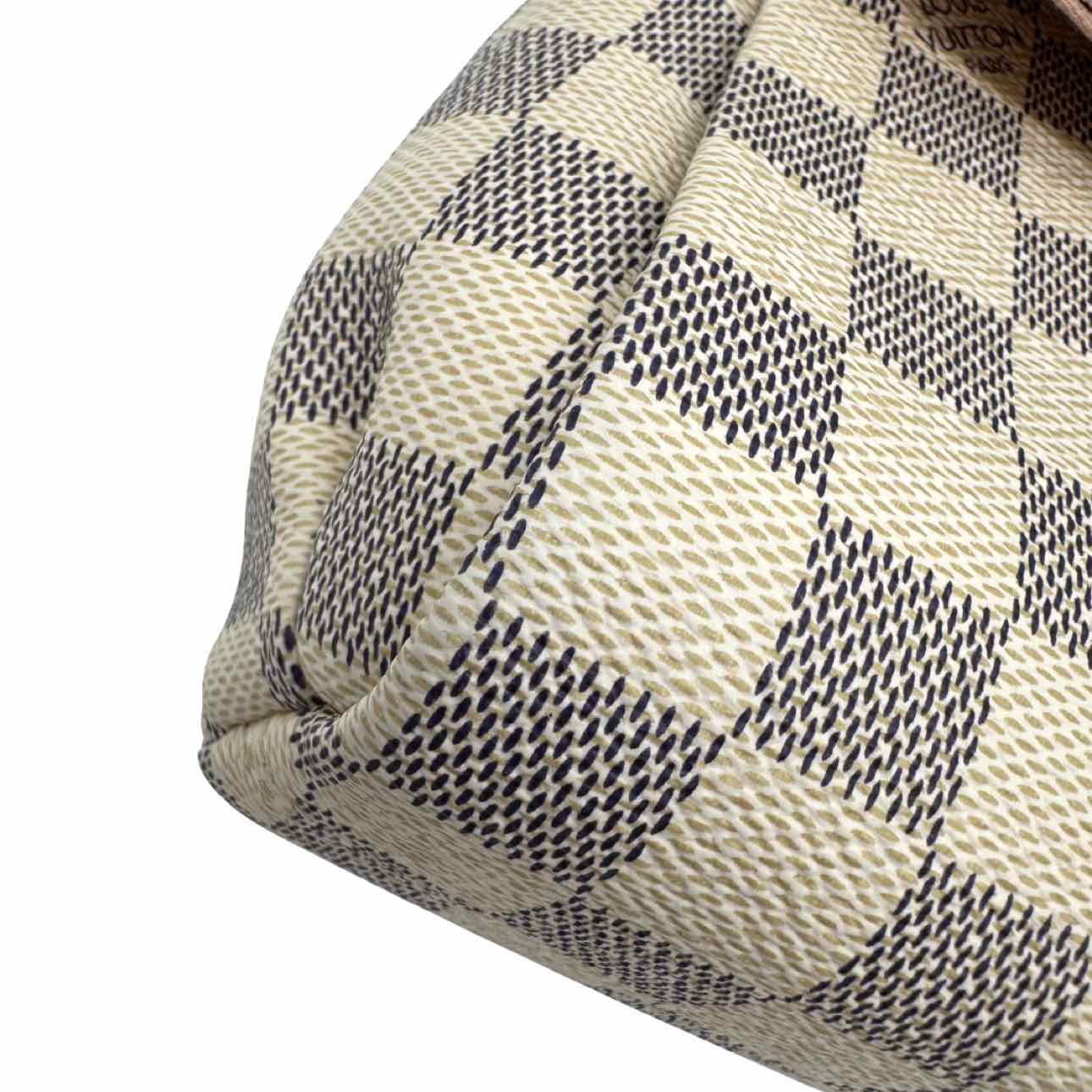 LOUIS VUITTON Damier Azur Croisette White Crossbody