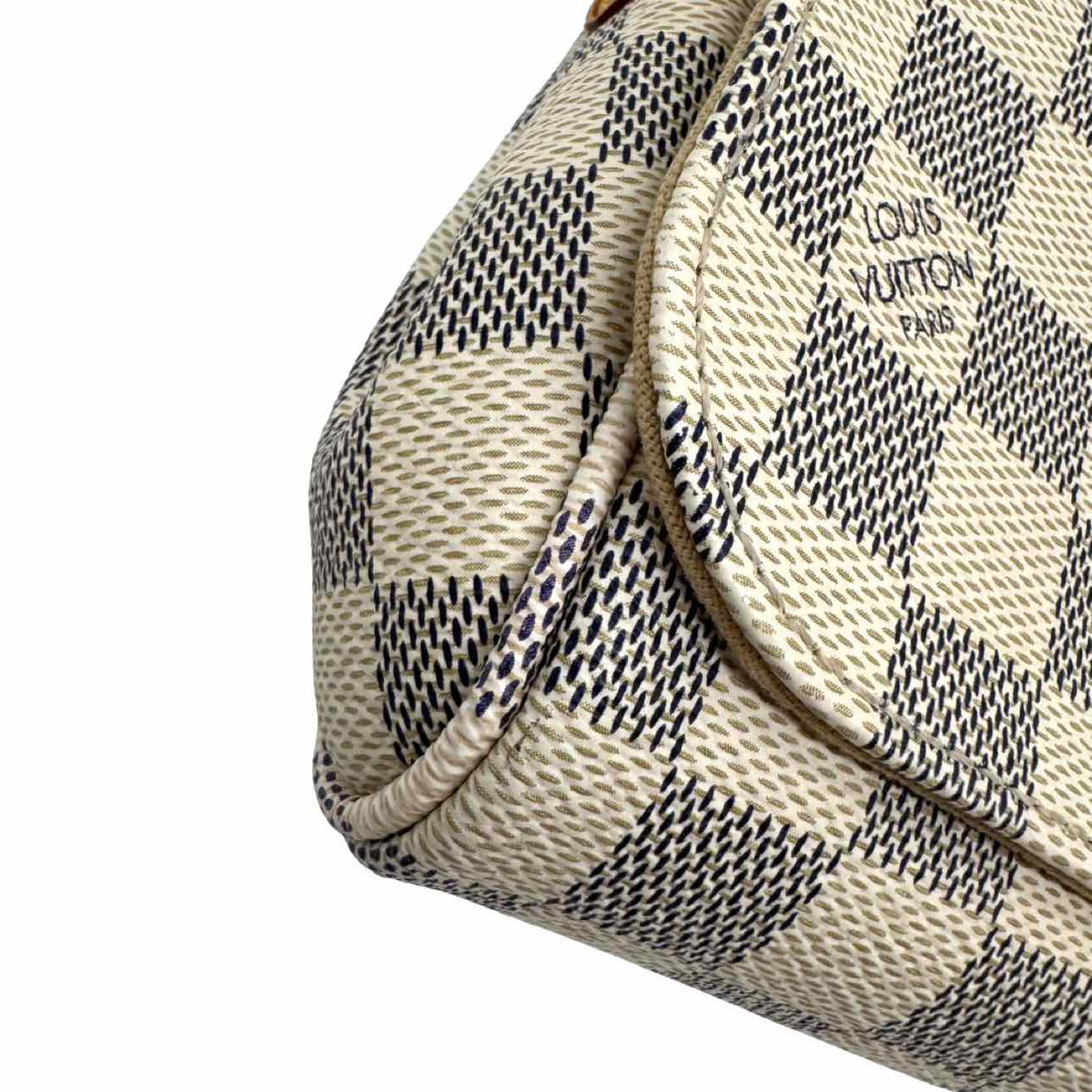 LOUIS VUITTON Damier Azur Favorite PM White