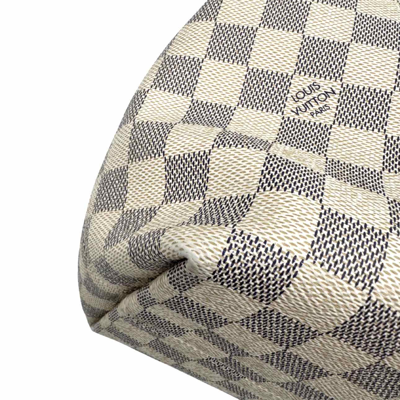 LOUIS VUITTON Damier Azur Graceful MM Shoulder Bag