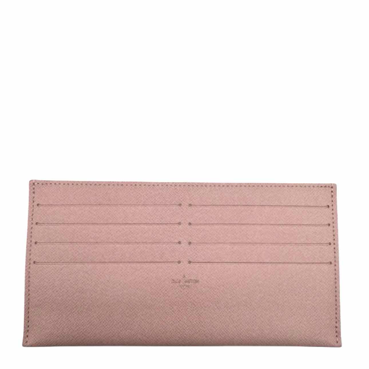 LOUIS VUITTON Damier Azur Pochette Felicie Rose Ballerine