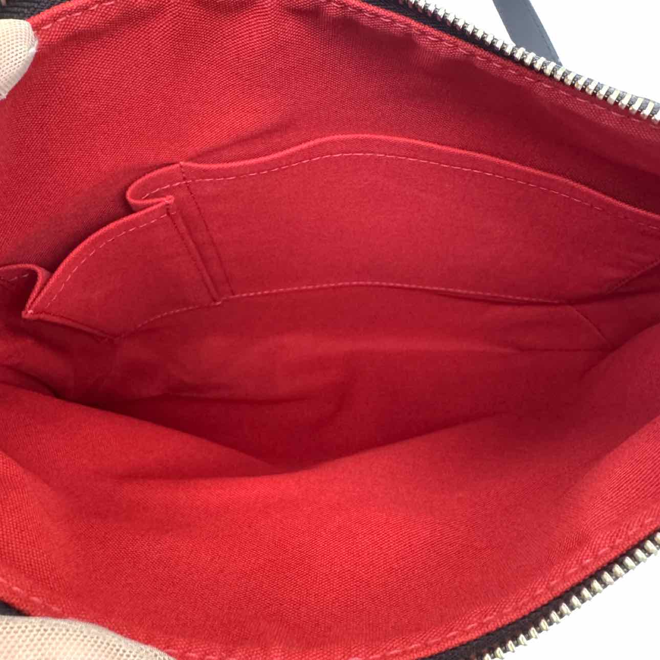 LOUIS VUITTON Damier Ebene Bloomsbury PM Brown Crossbody