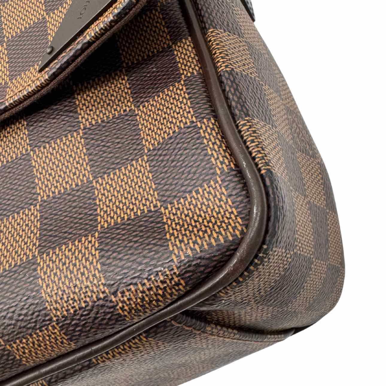 LOUIS VUITTON Damier Ebene Brown Messenger Bag