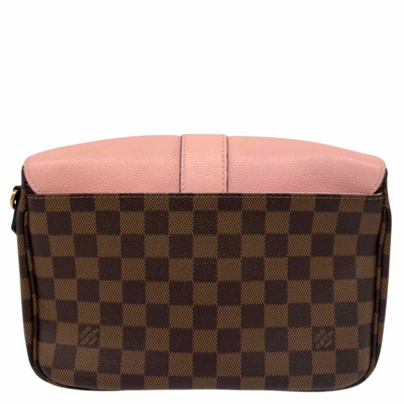 LOUIS VUITTON Damier Ebene Canvas Clapton Crossbody Magnolia