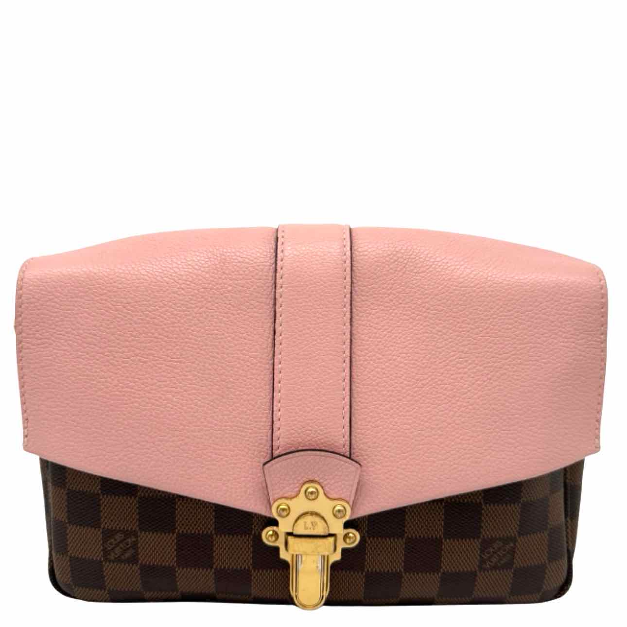 LOUIS VUITTON Damier Ebene Canvas Clapton Crossbody Magnolia