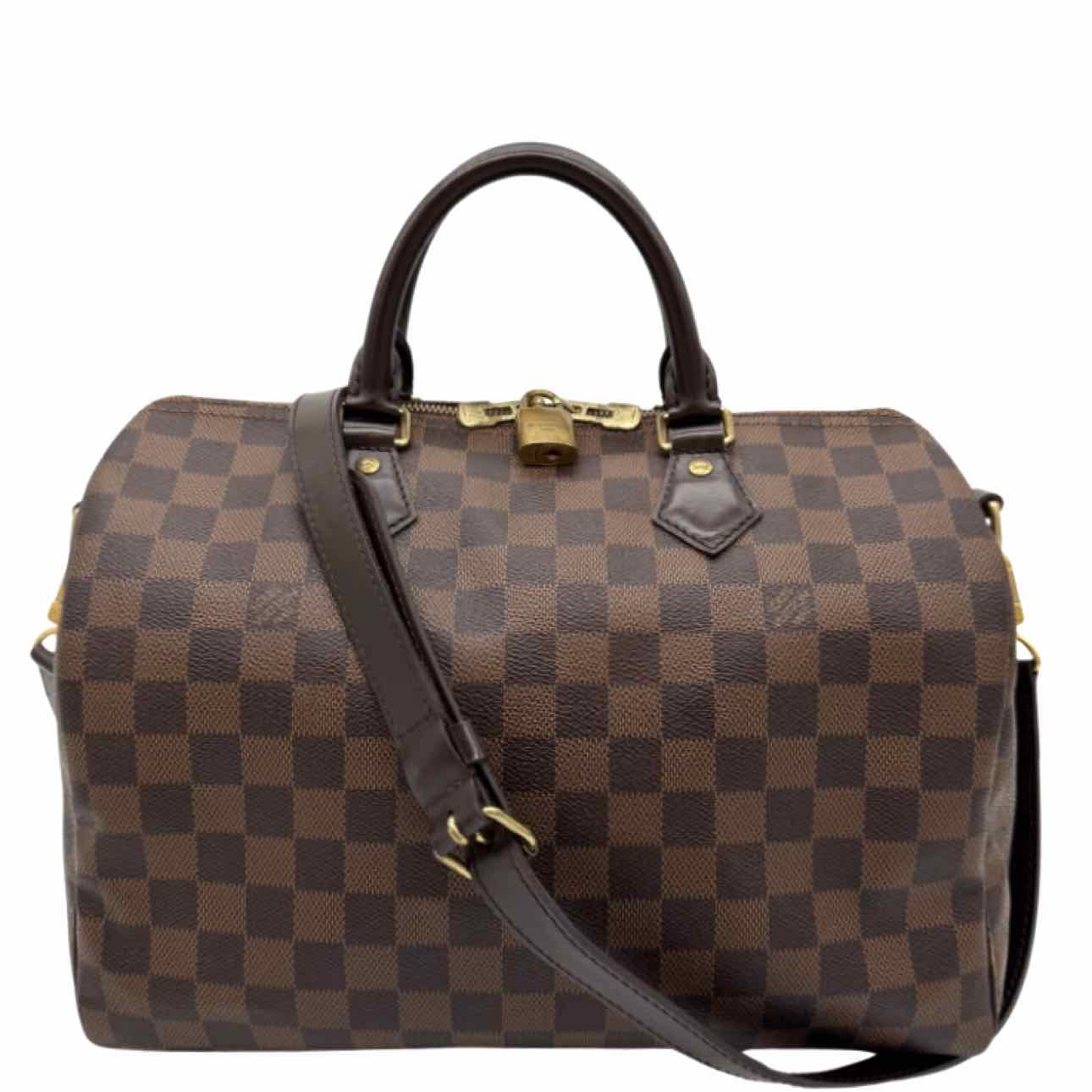 LOUIS VUITTON Damier Ebene Canvas Speedy Bandouliere 30