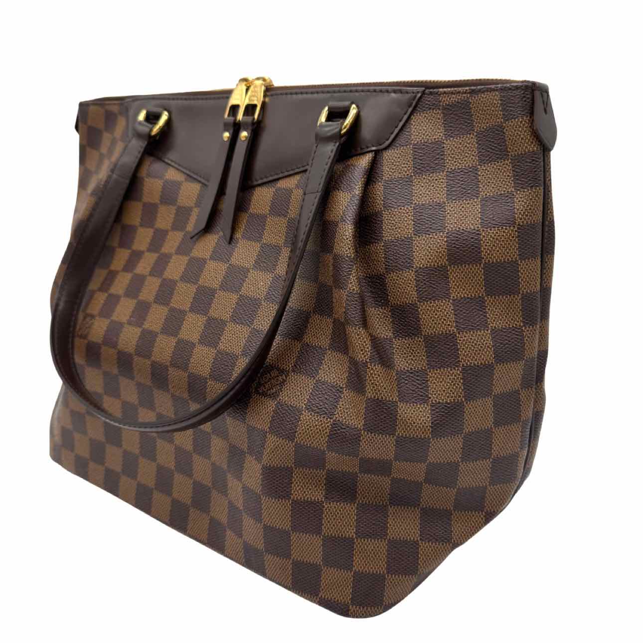 LOUIS VUITTON Damier Ebene Canvas Westminster GM Tote Bag