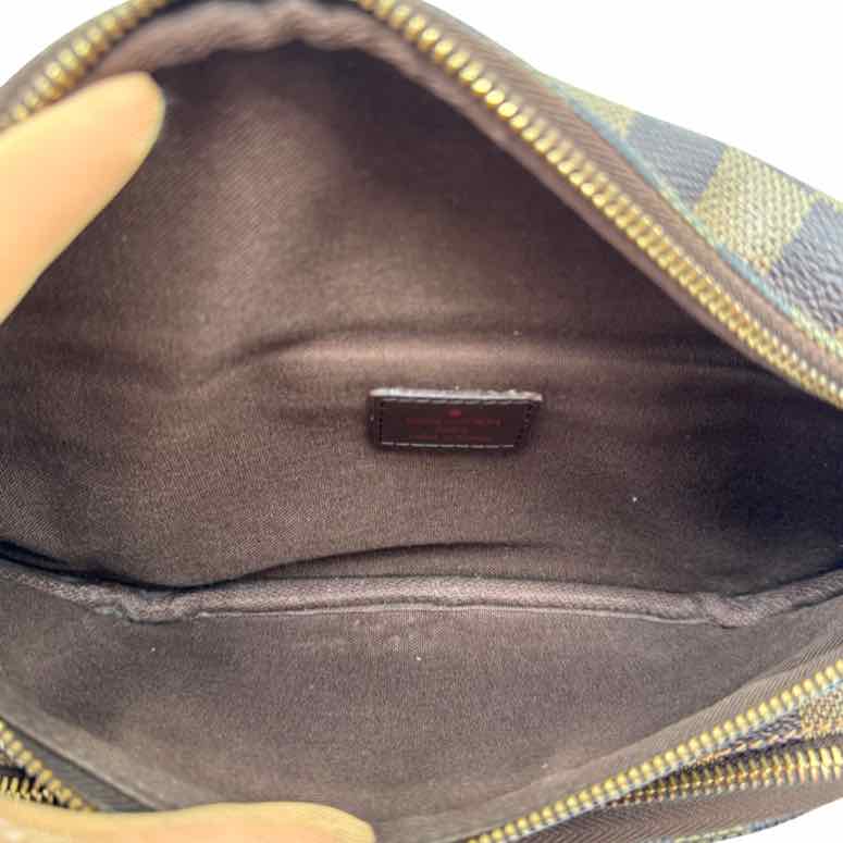 LOUIS VUITTON Damier Ebene Melville Bum Bag (Pre-Owned)