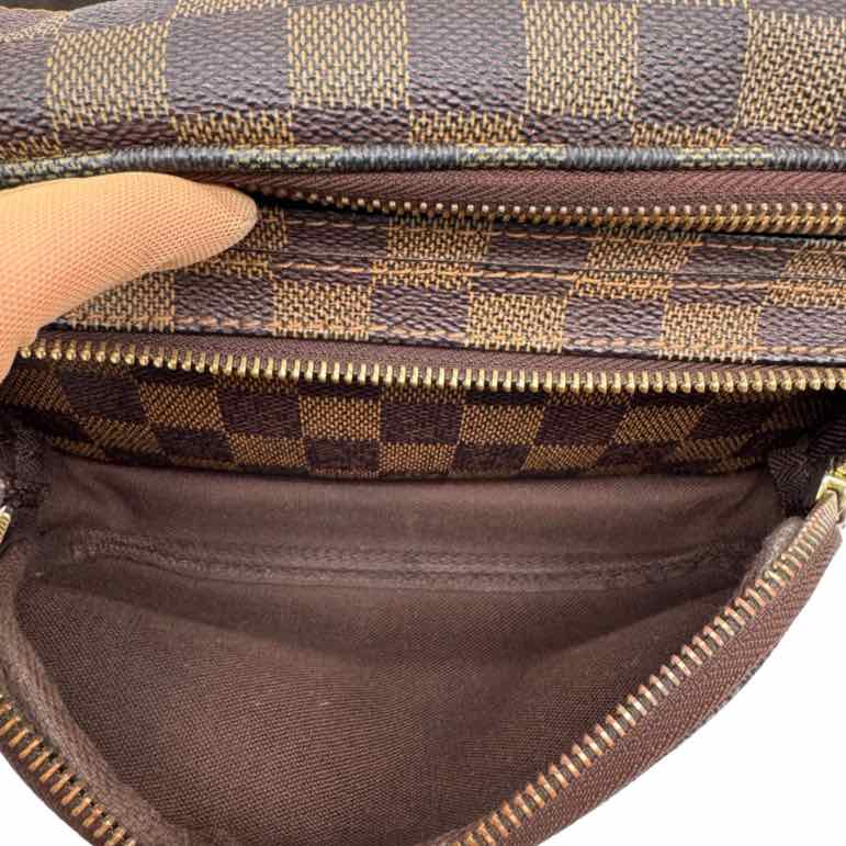 LOUIS VUITTON Damier Ebene Melville Bum Bag (Pre-Owned)