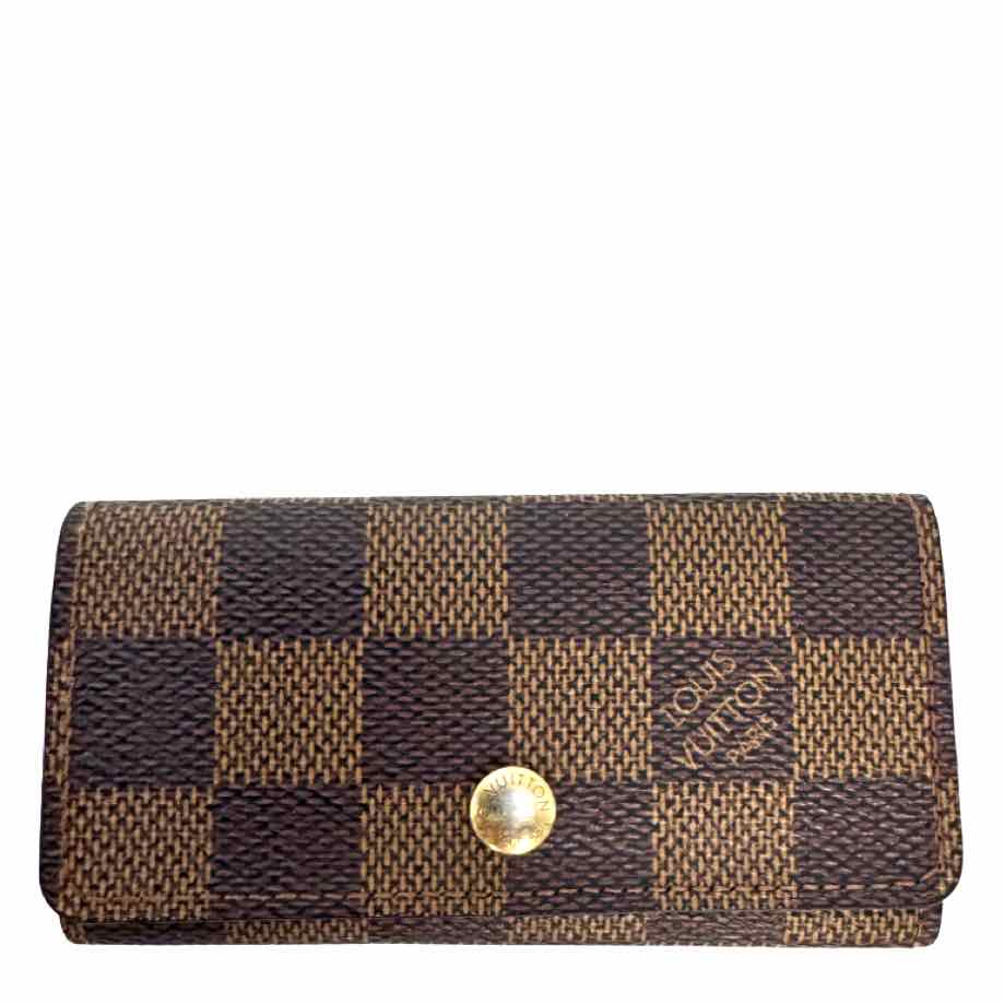 LOUIS VUITTON Damier Ebene Multicles 4  Key Case Brown (Pre-Owned)