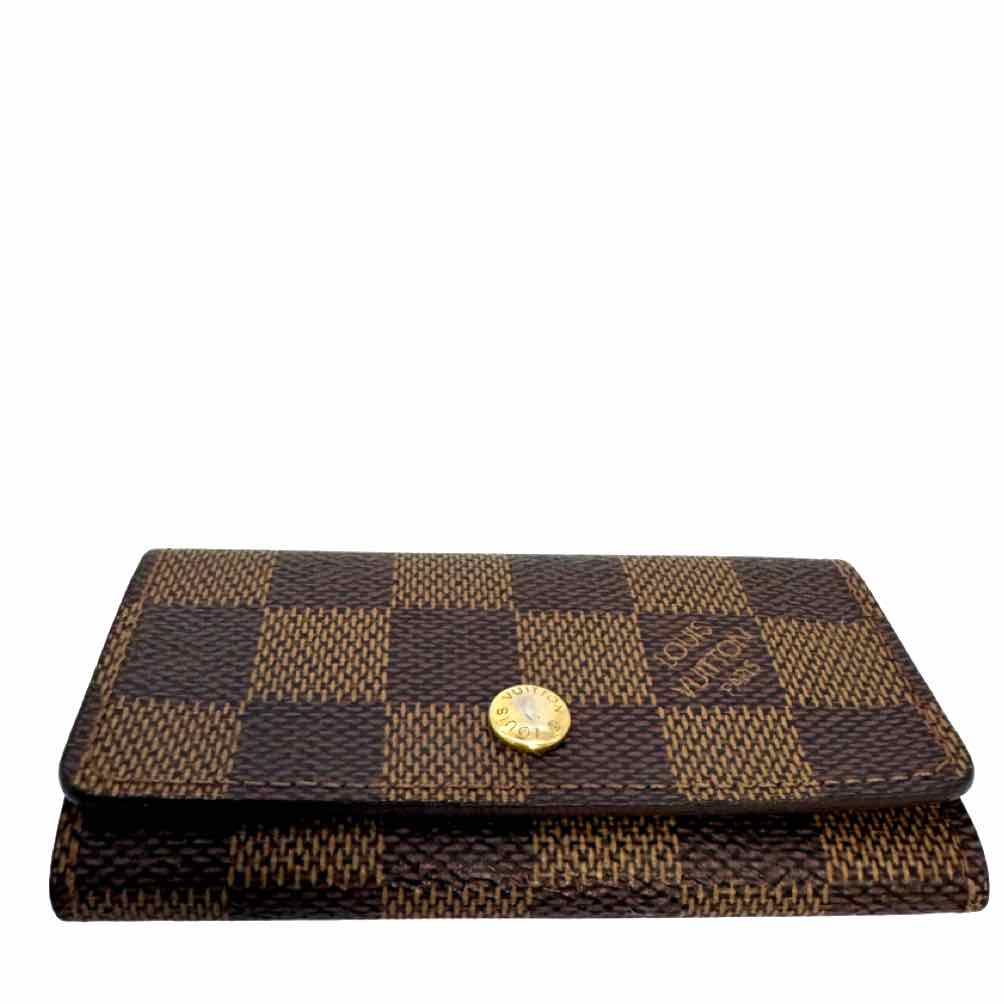 LOUIS VUITTON Damier Ebene Multicles 4  Key Case Brown (Pre-Owned)