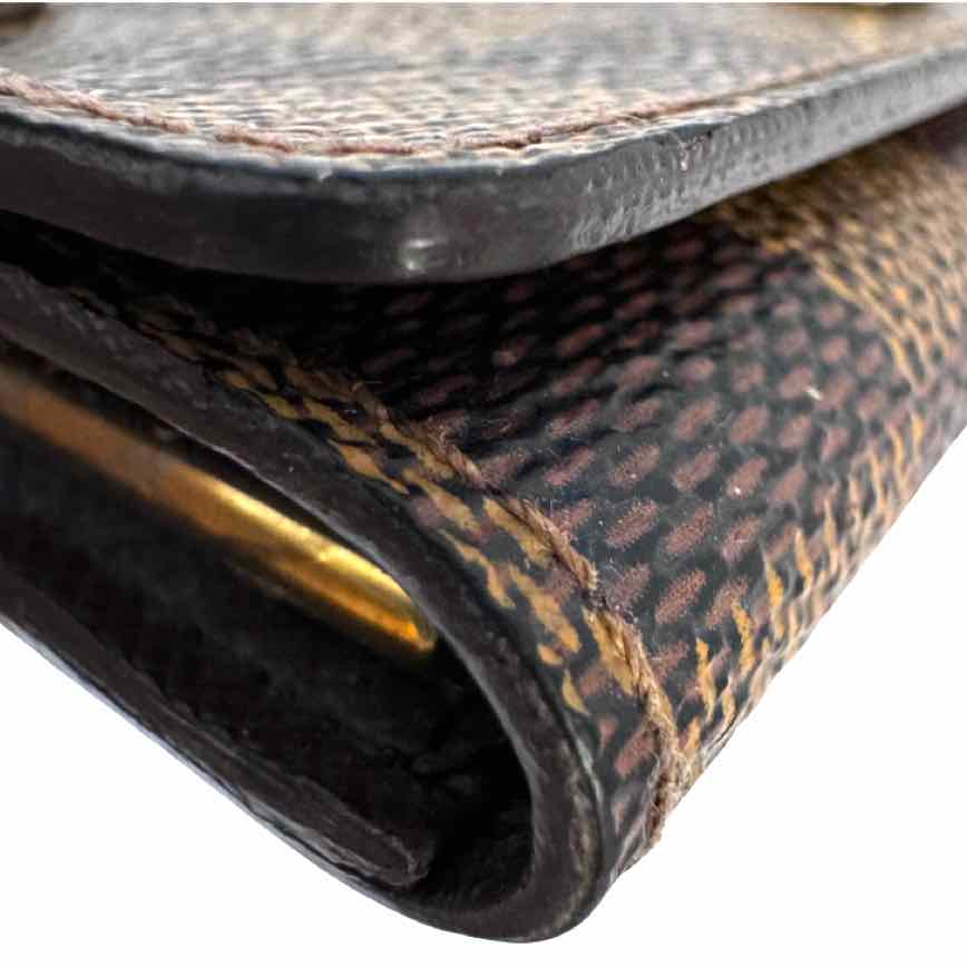 LOUIS VUITTON Damier Ebene Multicles 4  Key Case Brown (Pre-Owned)
