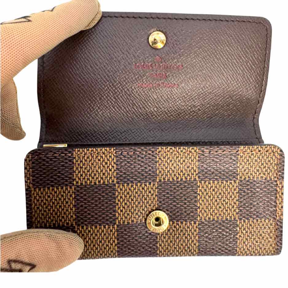 LOUIS VUITTON Damier Ebene Multicles 4  Key Case Brown (Pre-Owned)