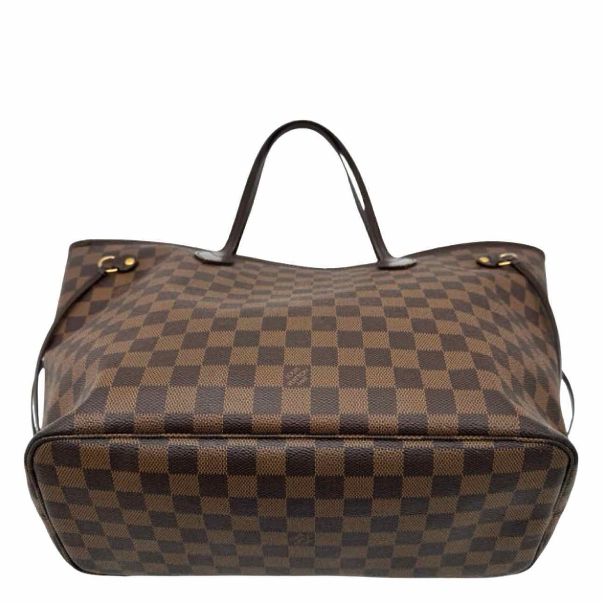 LOUIS VUITTON Damier Ebene Neverfull MM Tote Bag Brown
