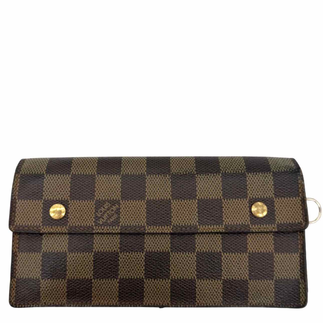 LOUIS VUITTON Damier Ebene Portefeuille Accordion Long Wallet