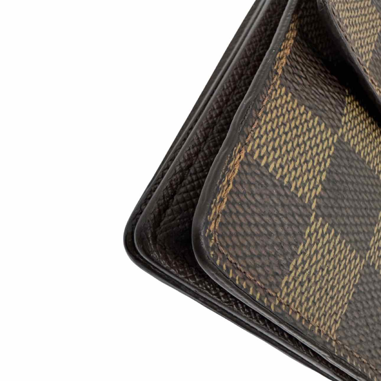 LOUIS VUITTON Damier Ebene Portefeuille Accordion Long Wallet
