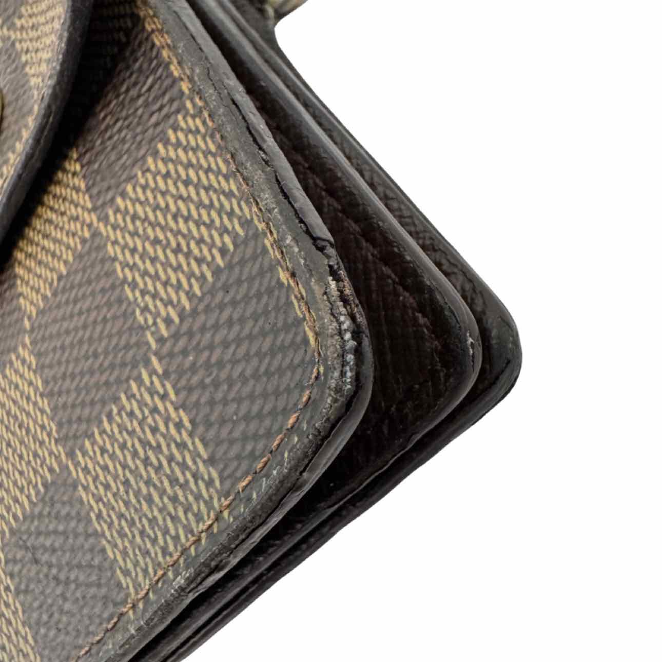 LOUIS VUITTON Damier Ebene Portefeuille Accordion Long Wallet