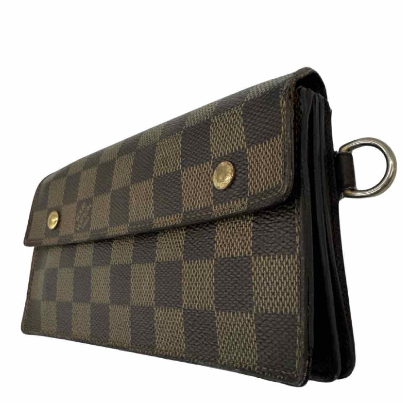 LOUIS VUITTON Damier Ebene Portefeuille Accordion Long Wallet