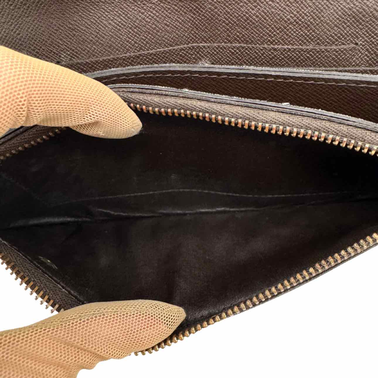 LOUIS VUITTON Damier Ebene Portefeuille Accordion Long Wallet