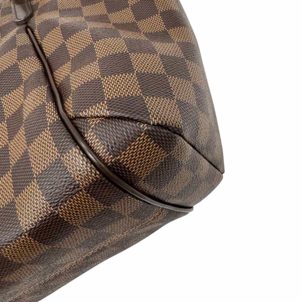 LOUIS VUITTON Damier Ebene Totally PM Tote Brown