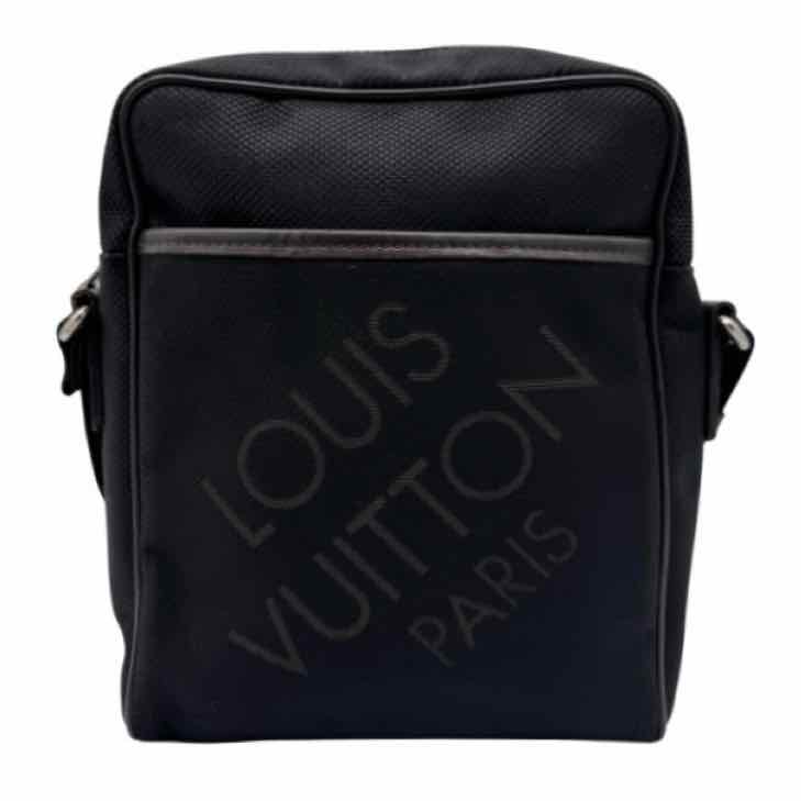 LOUIS VUITTON Damier Geant Citadin Messenger Bag Black