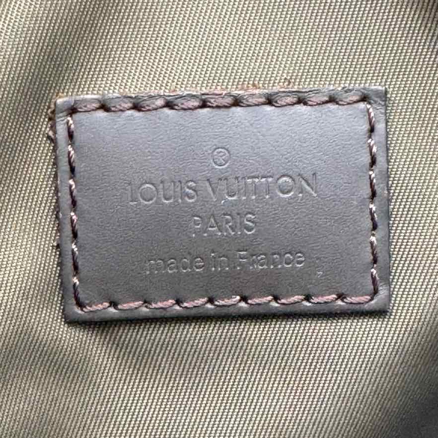 LOUIS VUITTON Damier Geant Citadin Messenger Bag Black