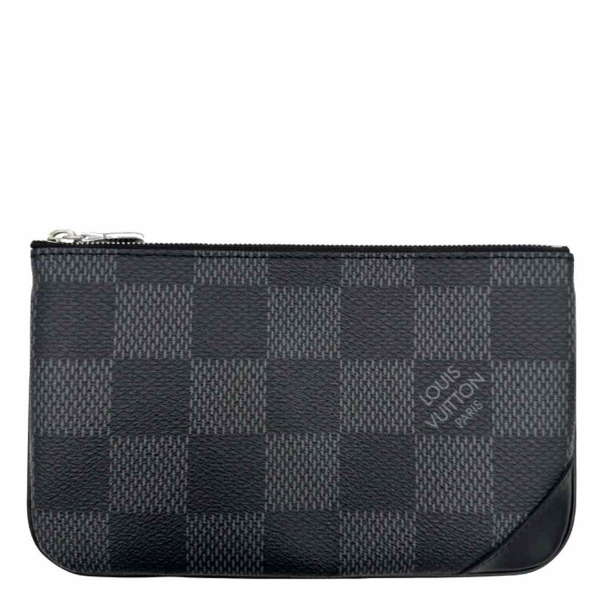 LOUIS VUITTON Damier Graphite 3D Trio Messenger Crossbody Black