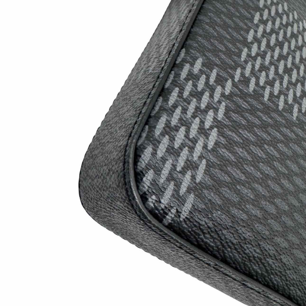 LOUIS VUITTON Damier Graphite 3D Trio Messenger Crossbody Black