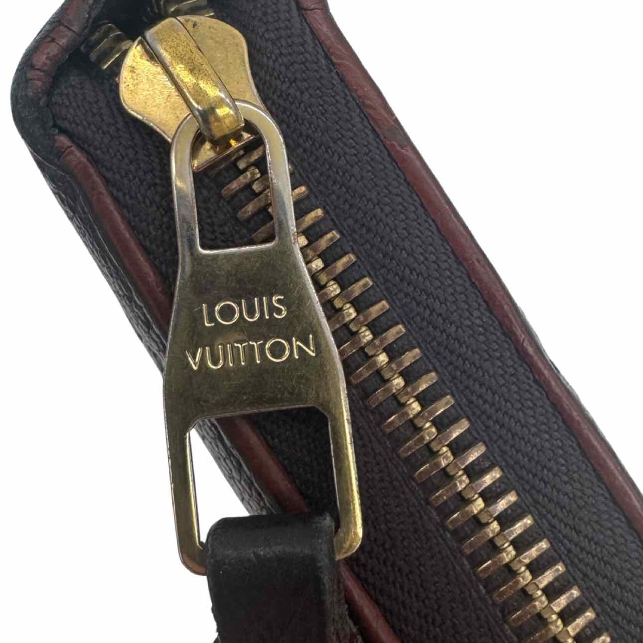 LOUIS VUITTON Empreinte Leather Zippy Wallet Black
