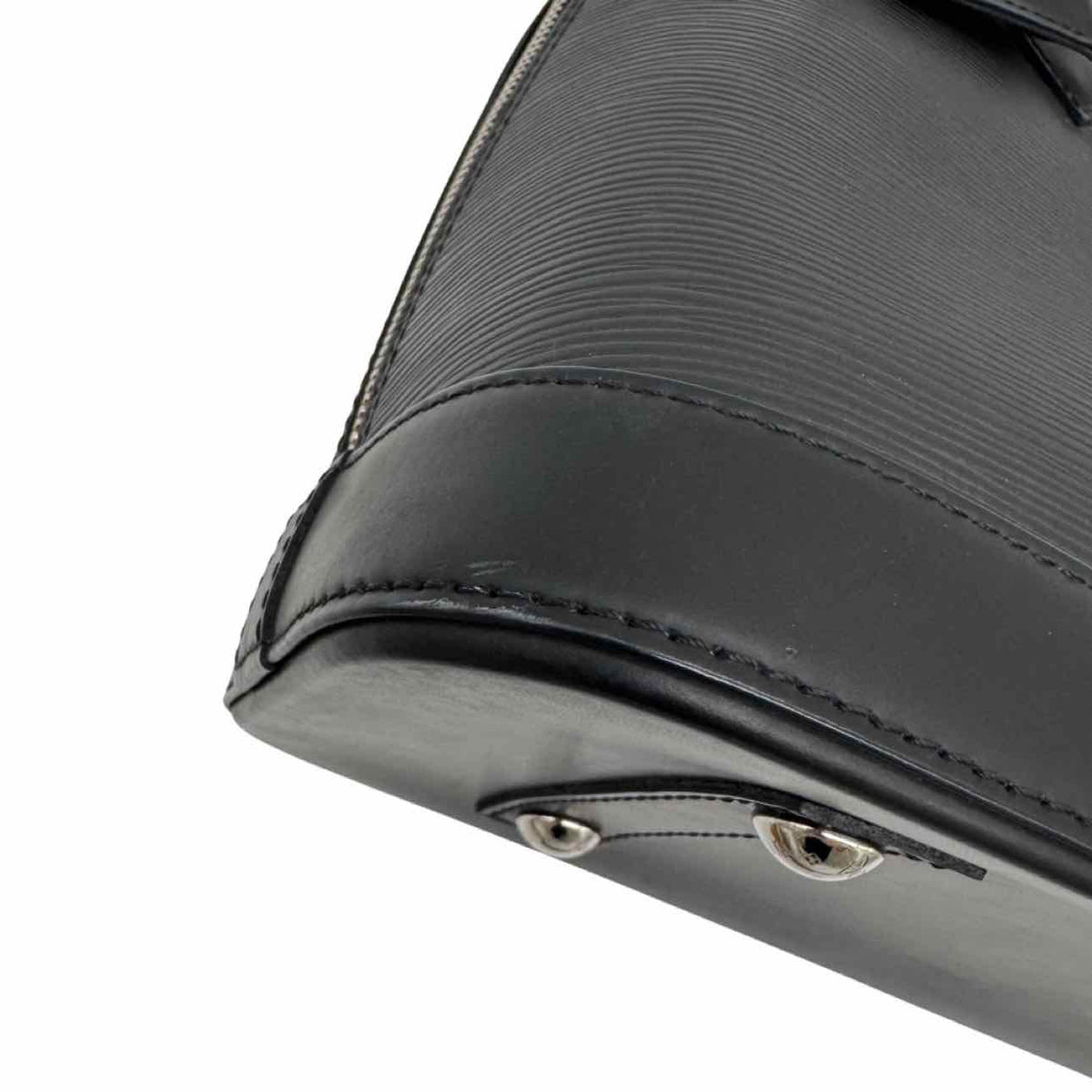 LOUIS VUITTON Epi Leather Alma PM Tote Black