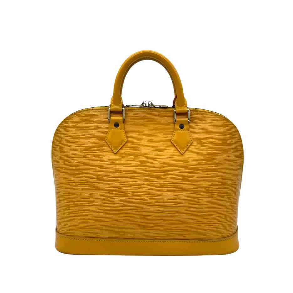 LOUIS VUITTON Epi Leather Alma PM Yellow (Pre-Owned)