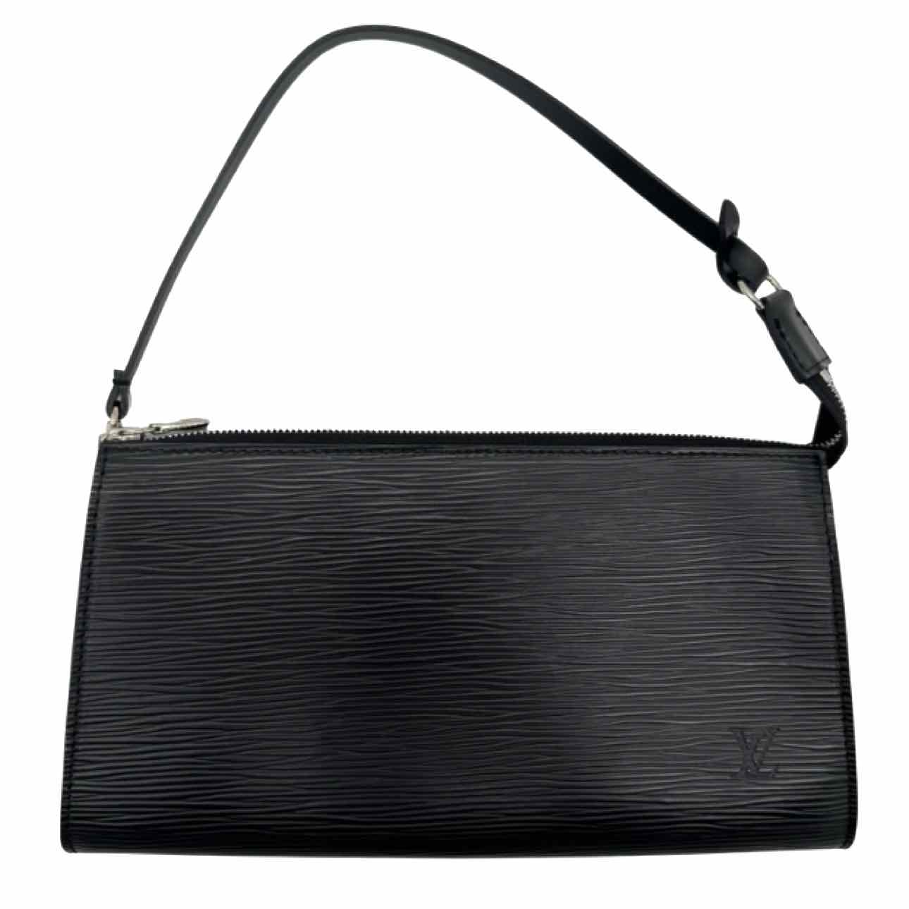 LOUIS VUITTON Epi Leather Pochette Accessoires Black