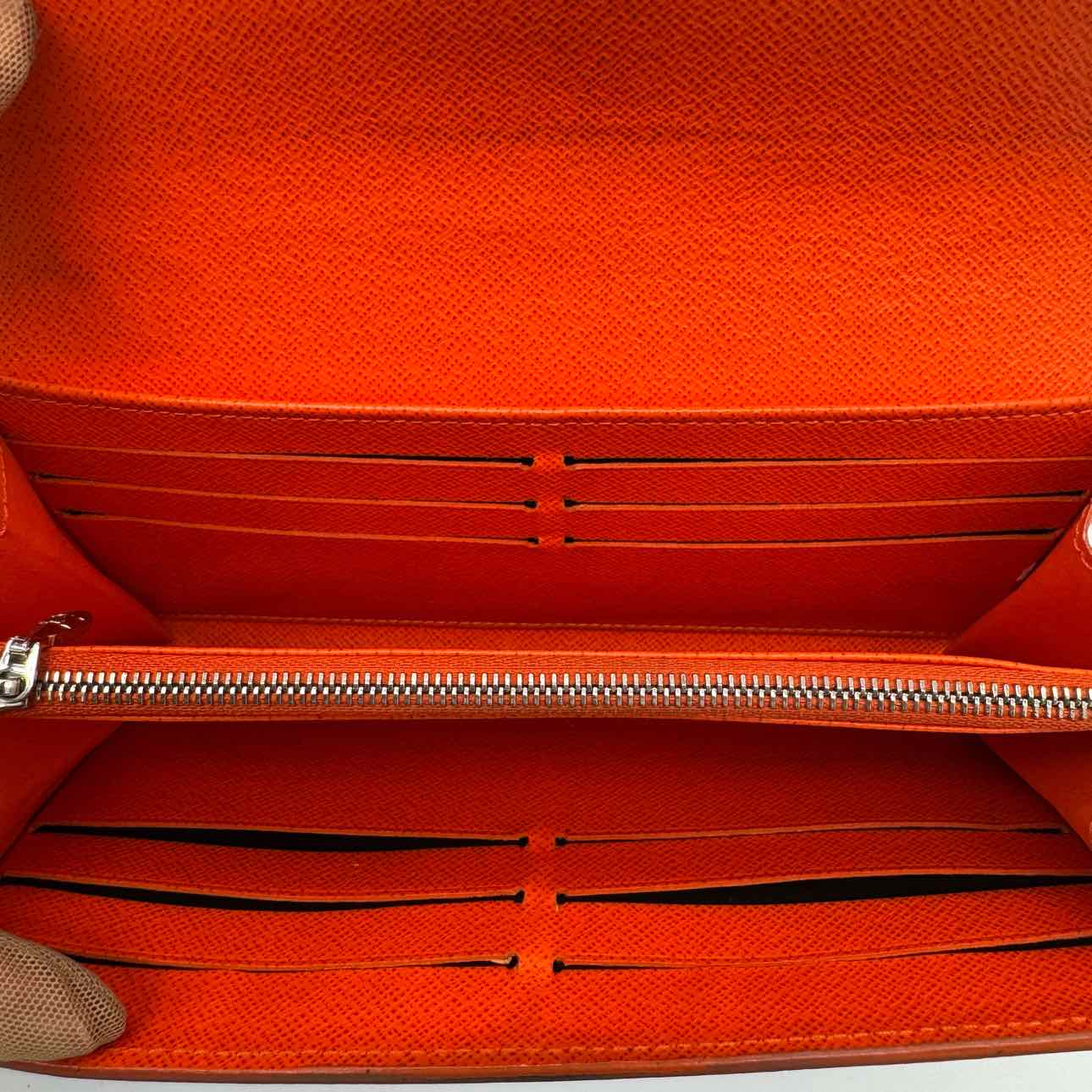 LOUIS VUITTON Epi Leather Twist Lock Blue Wallet