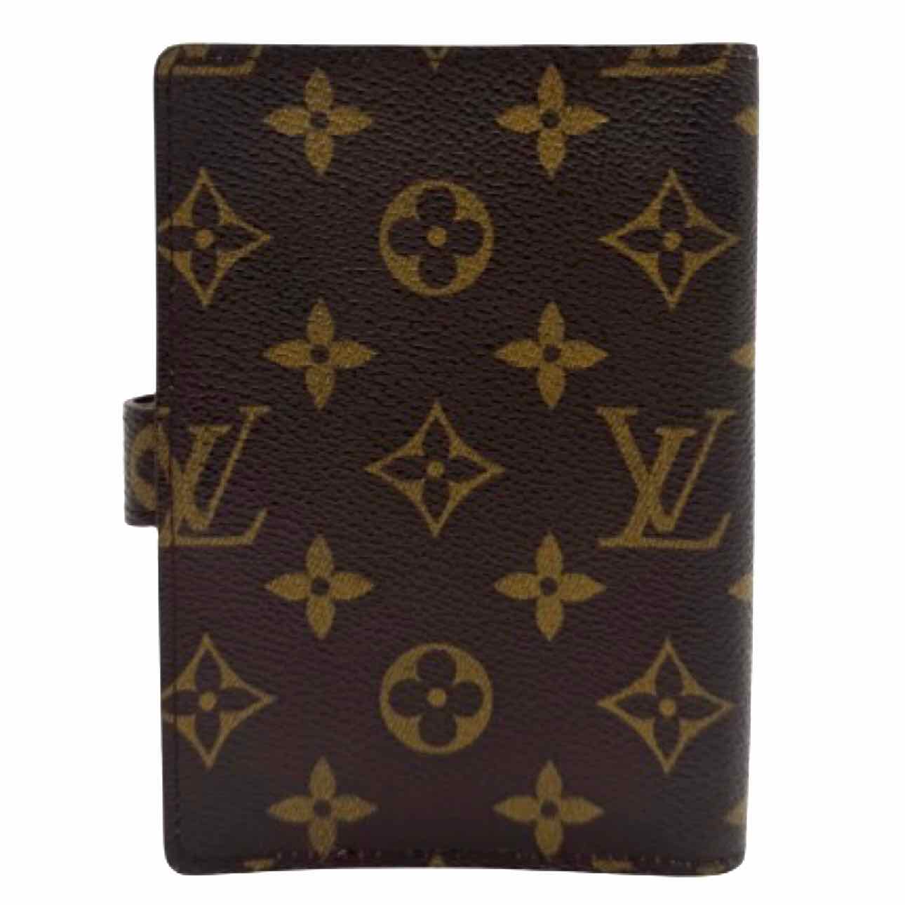 LOUIS VUITTON Monogram Canvas Agenda PM Brown