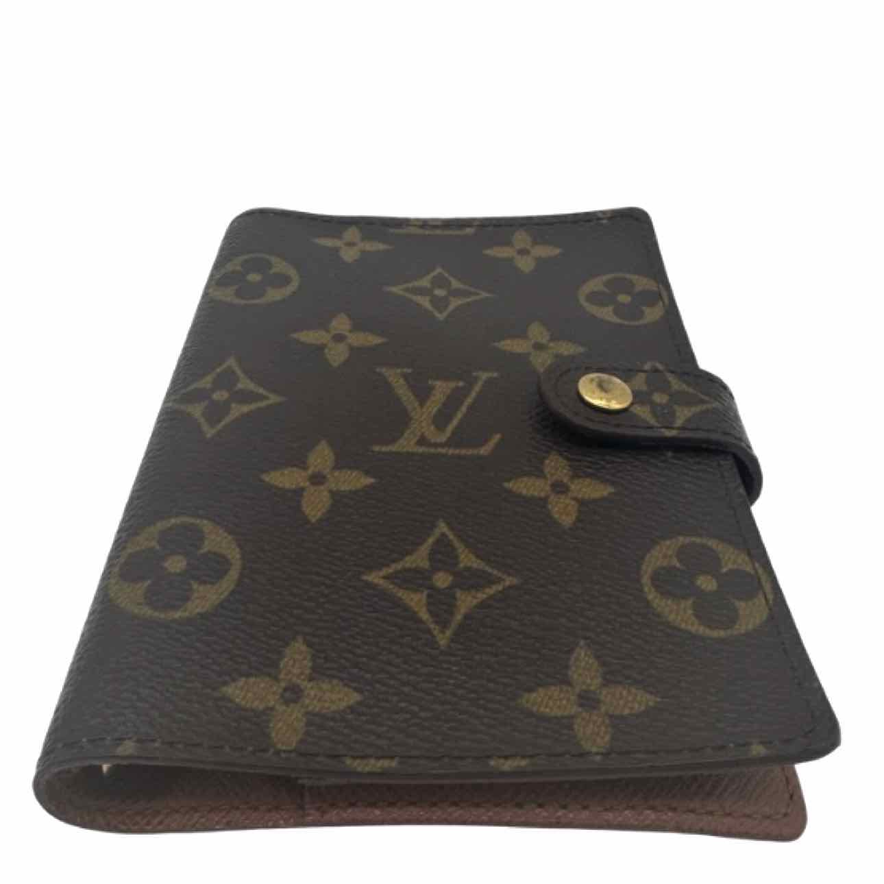 LOUIS VUITTON Monogram Canvas Agenda PM Brown
