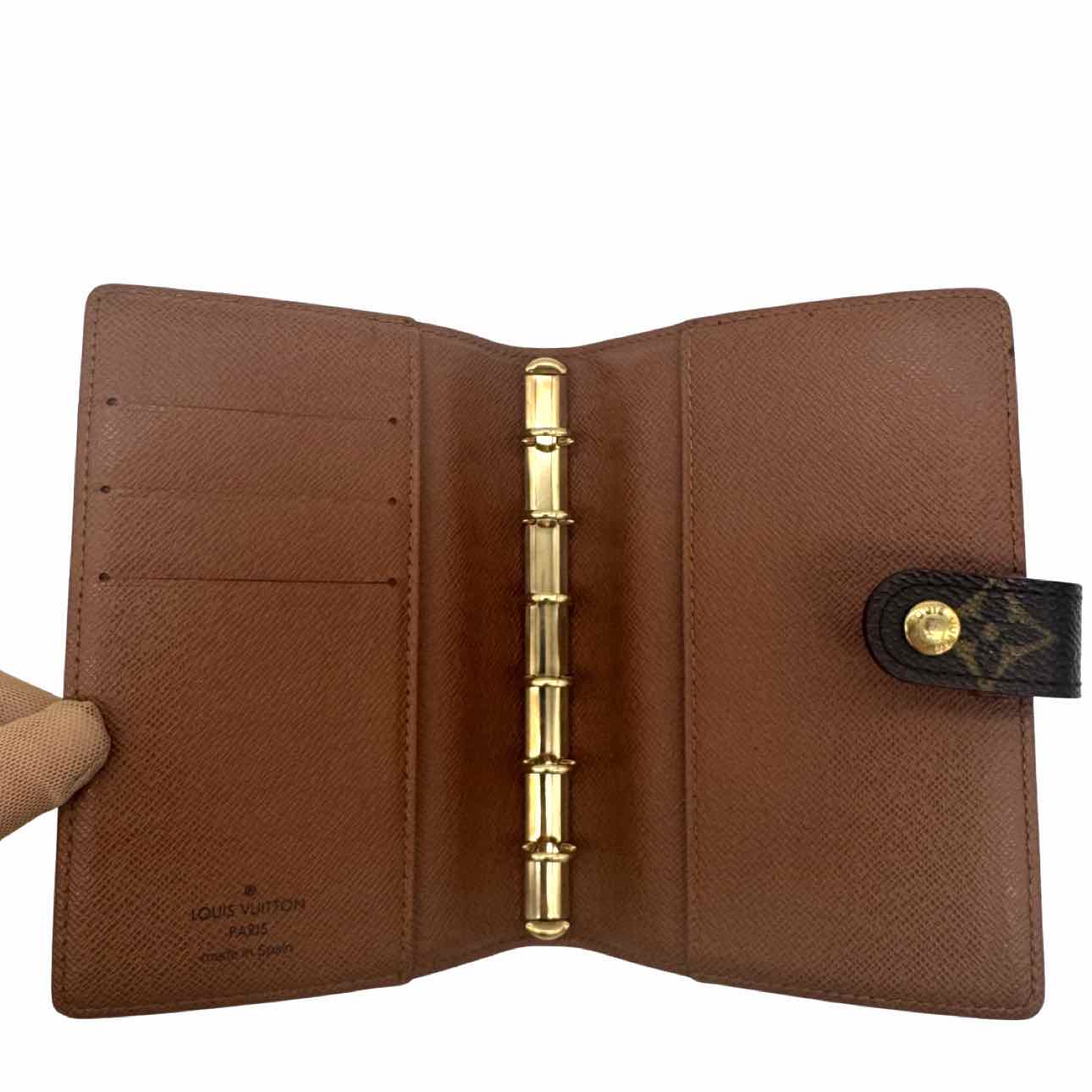 LOUIS VUITTON Monogram Canvas Agenda PM Brown